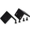 HANABASS 5sets 2pcs Corner Bracket Multifunctional Shaped Bracket for Desk Speaker Cabinets Compact Design for Easy Installation Compatible with Various Microphone Models 2pcs*5 view 3