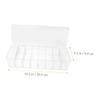 COHEALI Cord Organizer Box with Lid Plastic Cable Management Compartment for Desk Cable Storage Box Suitable for Home Office and Travel Compact Design view 2