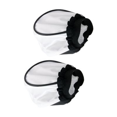LABRIMP Camera Softbox Cover for Flash Photography 2Pcs Cloth Light Shade for DSLR Cameras Gentle Diffuser for Even Lighting for Indoor and Outdoor Use