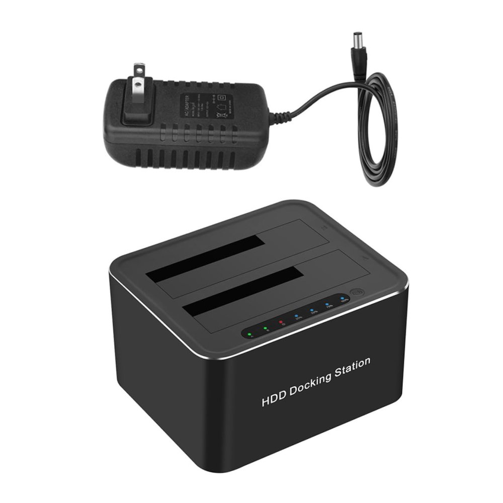 CAXUSD USB External Dock to USB Adapter Ssd Dock for Drives Auto Speed Transfer Us Plug