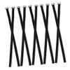 BESTonZON 10pcs Self Adhesive Hook and Loop Straps for Soccer Goal Net Management Cable Fixing Straps Organizing Loop Fasteners for Cords and Wires view 1