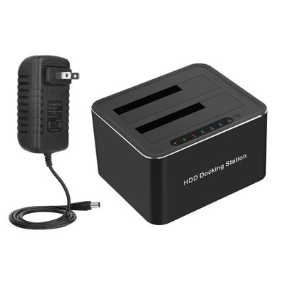 KALLORY Hard Drive Dock for Ssd Offline Cloning Function USB Uasp Supports up to Compatible