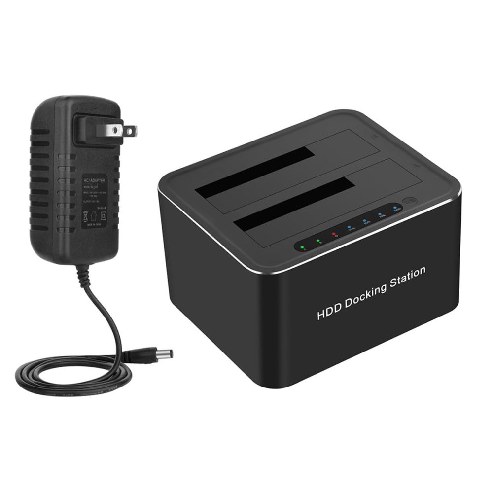 KALLORY Hard Drive Dock for Ssd Offline Cloning Function USB Uasp Supports up to Compatible