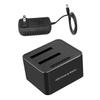 DIYEAH Hard Drive Dock with USB Supports SSD Up to Plug Play External Docking Station Skid Base Fast Transfer Rate view 1