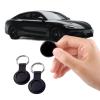 2 Pack GPS Tracker and 2 Keychains for Vehicles Work with Find My (iOS Only) Real Time Hidden Mini Car Locator Tracking Global Coverage Device No Monthly Fee or Subscription No SIM Card Required view 1