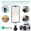 2 Pack GPS Tracker and 2 Keychains for Vehicles Work with Find My (iOS Only) Real Time Hidden Mini Car Locator Tracking Global Coverage Device No Monthly Fee or Subscription No SIM Card Required view 3