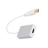 DIYEAH USB 3.0 to DisplayPort Adapter Cable for PC and Laptop 1080P High Definition Video Converter Compatible Projector and HDTV Silver view 1
