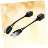 balacoo 2PCS POE Cable Adapter Splitter for Security Cameras Full Copper Connection Black Compatible IEEE Standards Easy Installation view 2