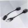 balacoo 2PCS POE Cable Adapter Splitter for Security Cameras Full Copper Connection Black Compatible IEEE Standards Easy Installation view 4