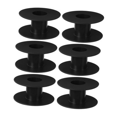 Veemoon 6pcs Plastic Wire Spools for Efficient Cable Storage Empty Cord Organizer and Electric Cord Holder and Home Office Use