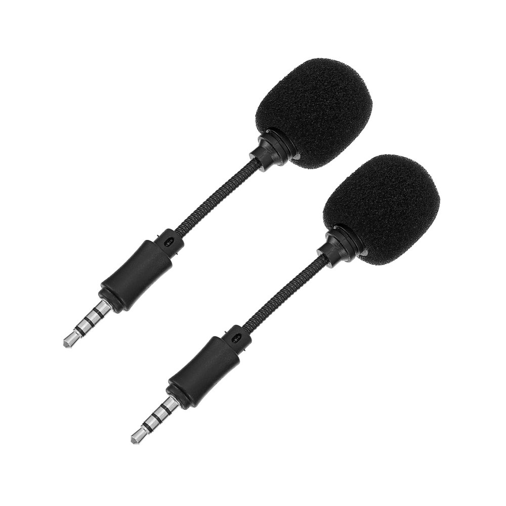 BESPORTBLE 2pcs Digital Recorder Portable Streaming Microphone Plug and Play Professional Shielded Wire