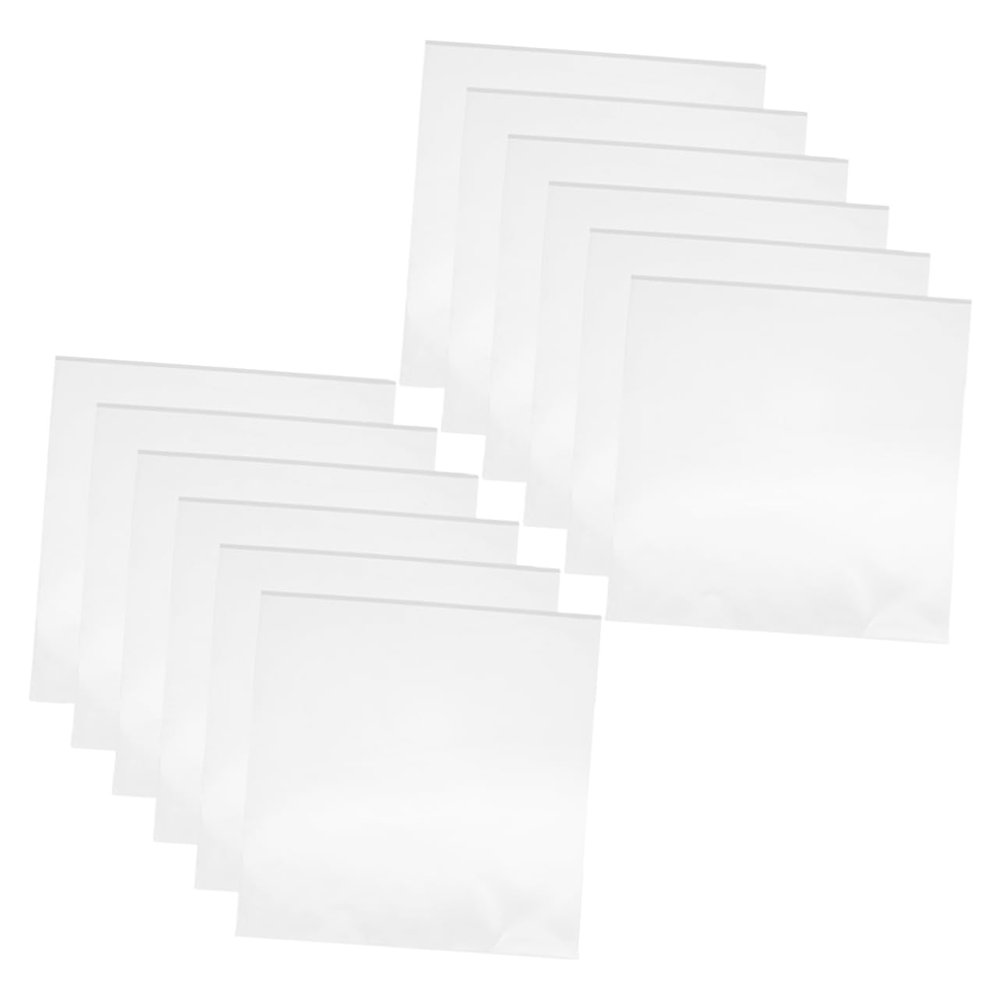 HIAKDOFT 25pcs Self Adhesive Vinyl Record Outer Sleeves Protective Covers for Albums Transparent and Scratch Storage for Vinyl Records