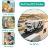2 Pack GPS Tracker and 2 Keychains for Vehicles Work with Find My (iOS Only) Real Time Hidden Mini Car Locator Tracking Global Coverage Device No Monthly Fee or Subscription No SIM Card Required view 4