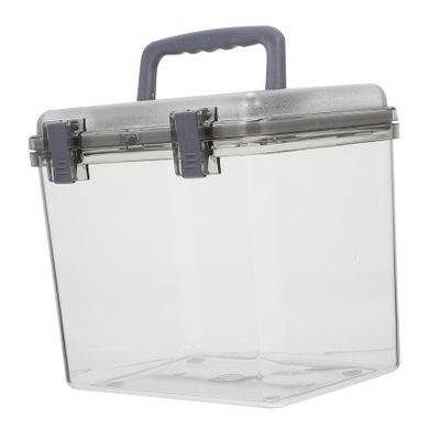 Angoily Camera Lens Dry Box Handle Portable Outdoor Storage Case for Camera Accessories Shockproof Lens Storage Container for Photography Enthusiasts
