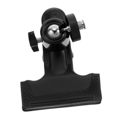 FELTECHELECTR Camera Clamp Mount Heavy Duty: Photography Clamp Swivel Ball Head with 3/8 Inch Screw for Backdrops Live Streaming