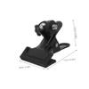 FELTECHELECTR Camera Clamp Mount Heavy Duty: Photography Clamp Swivel Ball Head with 3/8 Inch Screw for Backdrops Live Streaming view 2