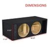 12" 32-hz Dual Competition ported sub Box Speaker Box subwoofer Enclosure car Audio view 3