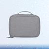 Angoily Travel Electronics Organizer Bag Durable Grey Storage Case for USB Cables Earphones and Digital Accessories for Travel and Everyday Use view 2