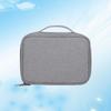 Angoily Travel Electronics Organizer Bag Durable Grey Storage Case for USB Cables Earphones and Digital Accessories for Travel and Everyday Use view 4