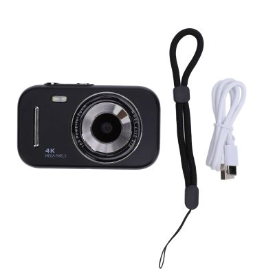 YuRui TENG mini Digital Camera with 48MP Resolution Imaging and 4K Video Recording, 2.8 Inch Display, 16X Digital Zoom, Rechargeable and Portable for mini, Teens and Beginners (Black)