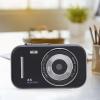 YuRui TENG mini Digital Camera with 48MP Resolution Imaging and 4K Video Recording, 2.8 Inch Display, 16X Digital Zoom, Rechargeable and Portable for mini, Teens and Beginners (Black) view 2