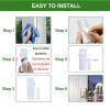 Door Window Alarm, 90dB Door Alarms Sensor for Kids Safety, Home Security, Door Window Burglar Alarm, Window Pool Alarms for Home, Apartments, Offices, Hotel Rooms (3pack) view 4