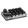 Dam Skerisi Programmable Macro Keyboard with RGB 12 Keys Mini Keypad for Office Games Music Media Customizable DIY Functions with Knobs Plug and Play USB Interface Durably Blue view 3