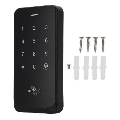 Access Control Keypad IP67 Cordless Digital Card Reader Entry Door Lock with Blue Backlight for Secure Entry