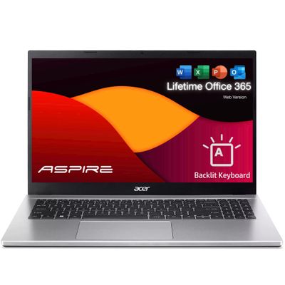 acer Aspire 3 Slim Laptop with Office 365 for The Web - Backlit Keyboard - Intel Core I3-1305U Processor - 15.6" FHD - Windows 11 Home w/o Earbuds (16GB RAM | 256GB SSD)