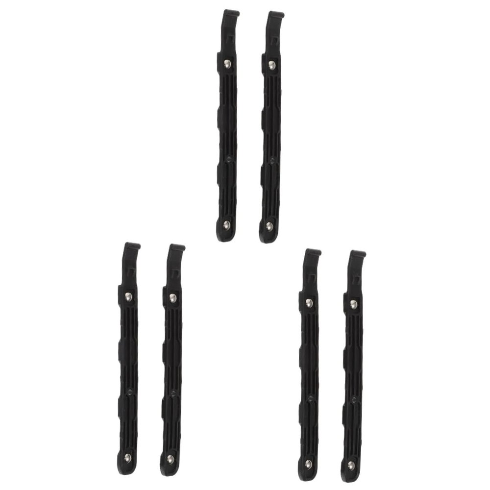 DIYEAH 3pairs Hard Drive Mounting Rail for Desktop Plastic Bracket for Secure Hard Disk Installation and Optimal Heat Dissipation