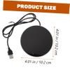 Alipis USB Coffee Cup Warmer Temperature Heating Coaster for Office Use Easy Clean Reusable Mug Warmer for Tea Milk and Hot Beverages view 2