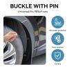 200PCS Nylon Universal Cable Tie Buckle  Heavy Duty Self-Locking Zip Ties Holder with Pin & Button Design, Plastic Cable (150) view 3