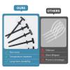 200PCS Nylon Universal Cable Tie Buckle  Heavy Duty Self-Locking Zip Ties Holder with Pin & Button Design, Plastic Cable (150) view 4