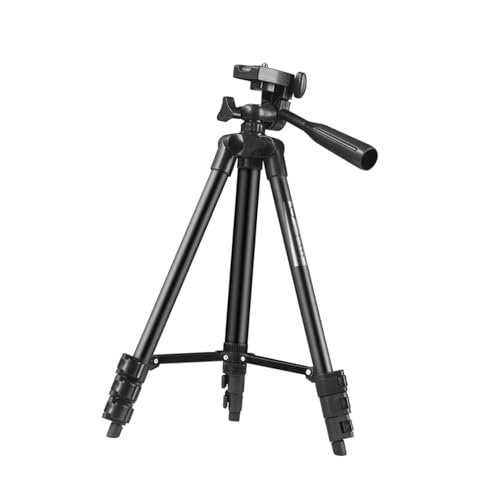 TEHAUX Camera Mini Tripod for Projectors Live Streaming Section Outdoor Bracket Durable for Fishing Travel Black