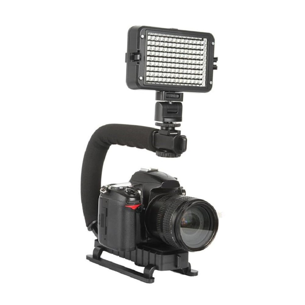 STOBOK Camera Stabilizer Handheld Grip for DSLR and Video Cameras C-Type and U-Type Design Adjustable Balance Stabilizer for Filmmaking and Photography