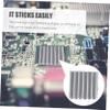 KALLORY 72pcs Small Aluminum Heatsink Cooling Kit Thermal Conductive Adhesive Tape for Efficient Chip Cooling Radiator for Computers Power and Led Devices view 3