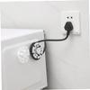 LABRIMP 2-Pack Cord Organizer Clips for USB Cables Cable Fixing Holders for Desk and Nightstand for Workspaces Sturdy and Adjustable Design view 4