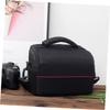 POPETPOP Compact Camera Shoulder Bag with Strap Shockproof Crossbody Messenger Bag for Dslr Cameras Lenses and Accessories Fit for Canon Black view 3