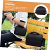 POPETPOP Compact Camera Shoulder Bag with Strap Shockproof Crossbody Messenger Bag for Dslr Cameras Lenses and Accessories Fit for Canon Black view 4