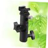 NUOBESTY Shape Metal Flash Holder Bracket with Umbrella Mount Light Stand Attachment for DSLR Cameras and Lights for Optimal Lighting view 3