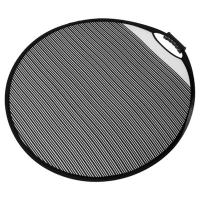 HOMSFOU 80cm Striped Dent Reflector Board for Car Body Repair Foldable Portable Reflector Panel for Dent Removal and Detection for Automotive Professionals and DIY Enthusiasts