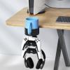 Desktop Gaming Accessories Stand, 3-in-1 Holder for Cup, Headphone and Controller, 20 lb Capacity (Black) view 4