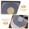 Happyyami 100pcs Vinyl Record Sleeves Album Sleeves Vinyl Record Cover Static Sturdy Storage Protection view 4