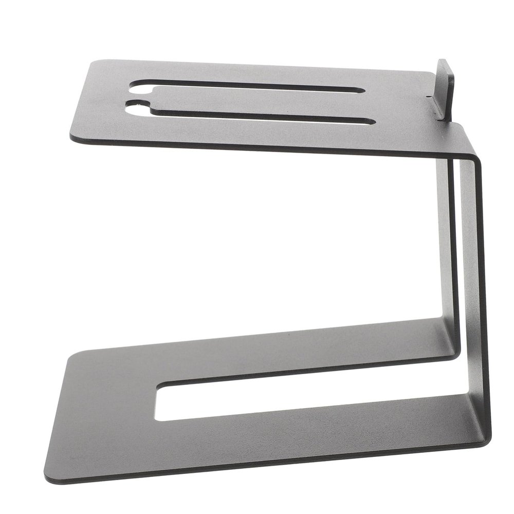 LIOOBO Metal Desktop Speaker Stand Bracket for Monitor Speakers Height Design Space Saving Holder for Enhanced Sound Quality Finish for Computer Audio Setup