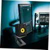LIOOBO Metal Desktop Speaker Stand Bracket for Monitor Speakers Height Design Space Saving Holder for Enhanced Sound Quality Finish for Computer Audio Setup view 2