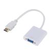 LINGQE TABLLYUGE HD 1080P HDMI to Adapter Converter Cable HDMI Male to Famale Digital Analog Converter for Tablet PC TV(White) view 1