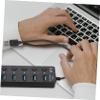 DIYEAH Port USB Hub Portable Data Dock for Ultrabook Tablet USB Docking Station view 2