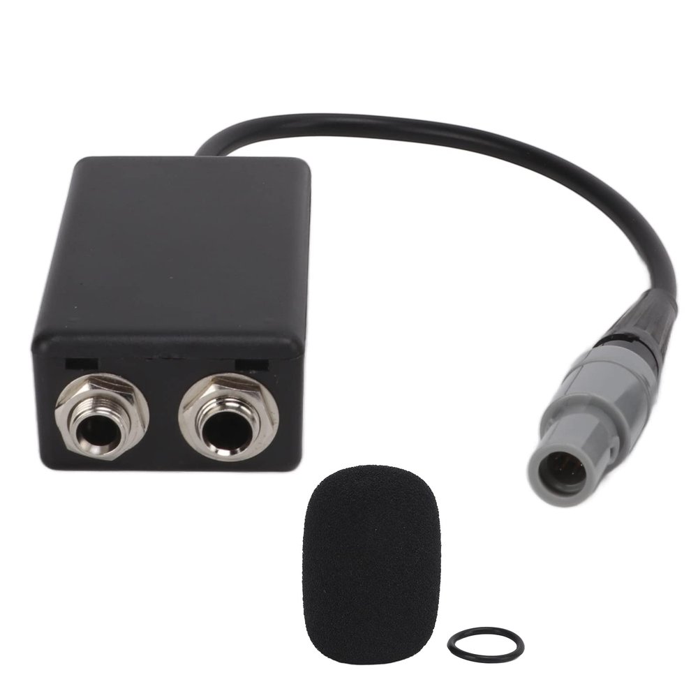 Aviation Headset Adapter, GA Female to 6 pin Male, Rugged and Durably, Wide Applications, Convertible for Fixed Wing Aircrafts, David Clark, Avcomm, ASA, Faro