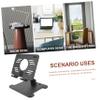 Alipis Adjustable Phone Holder Phone Stand for Home Office Desk Cell Holder Folding Tablet for Travel Home Office view 2