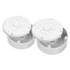 2Pcs Waterproof Camera Junction Box Cover Ceiling Mount Security Holder for Outdoor Cable Storage Box for Easy Installation and Power Line Concealment view 1